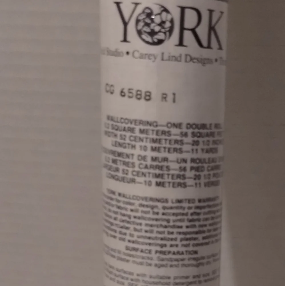 York nwot wallcovering